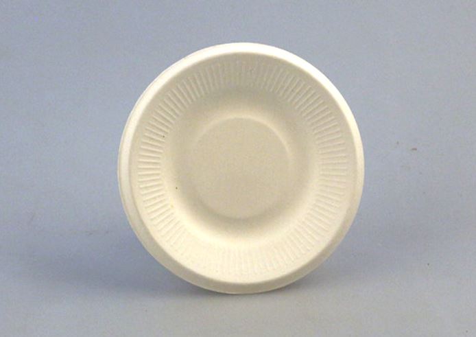 5inch PLATE - striped edge