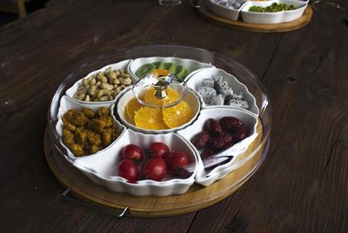 Ceramic Nuts Fruit Plate